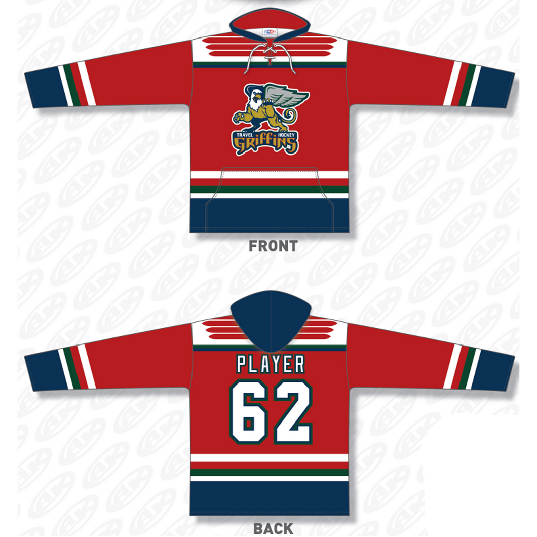 Griffins Sublimated Jersey Hoodie