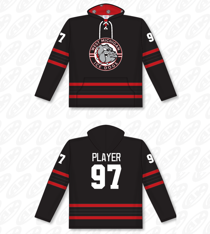 Ice Dogs Sublimated Jersey Hoodie